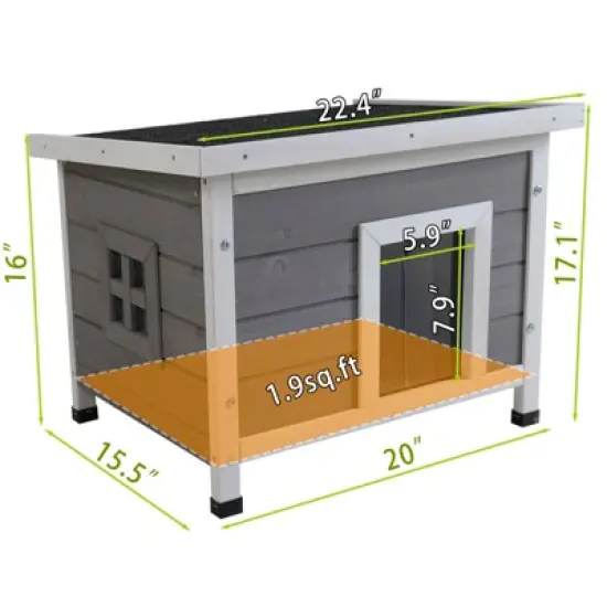 Akoasm Waterproof Cat & Rabbit House & Shelter For Indoor & Outdoor image {1}