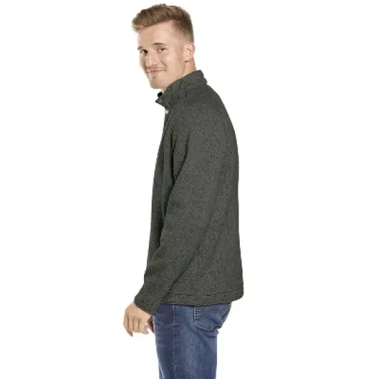 Storm Creek Men's Over-Achiever Heathered Fleece Pullover Jacket image {3}