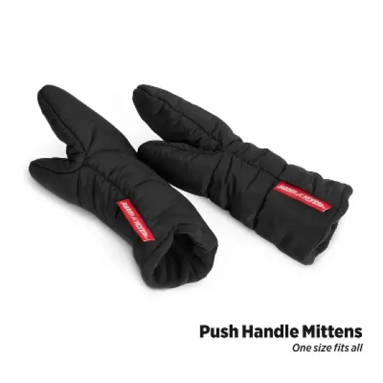Radio Flyer Push Handle Mittens - Black - 2pk image {3}