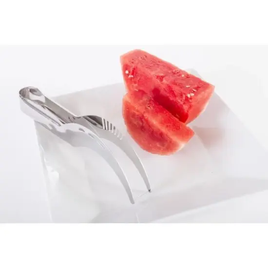 Kitchen + Home Watermelon Slicer Corer and Server - Stainless Steel image {3}