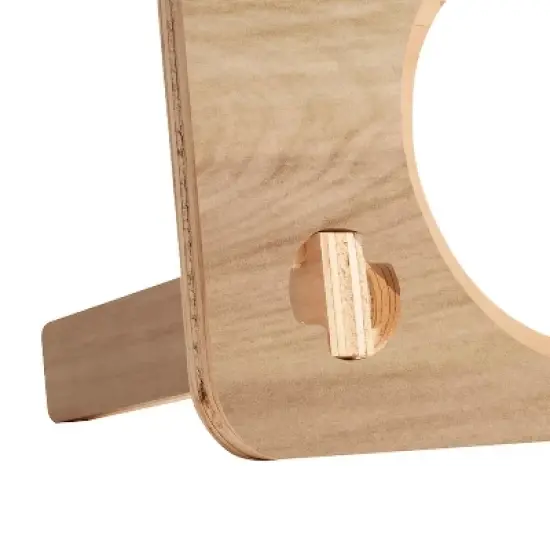 Modern Light Wood Cornhole Pong Game image {2}