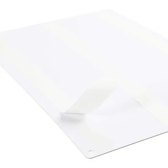 Zodaca 3 Pack Plastic Horse Stall Name Plate Dry Erase Sign Self-Adhesive, White, 12 x 8 in image {1}