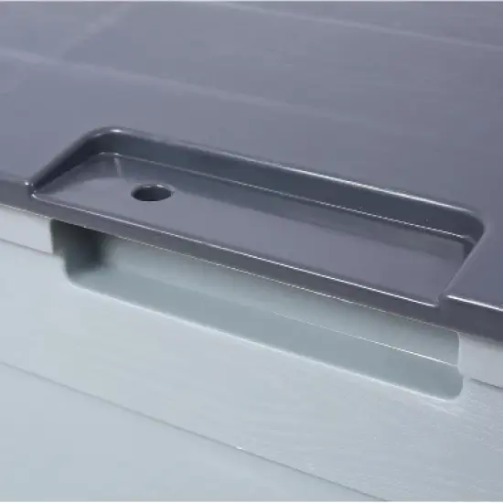 75 Gallon wheeled deck storage box for outdoor storage of terrace furniture, outdoor mats, garden tools, and swimming pool toys image {5}