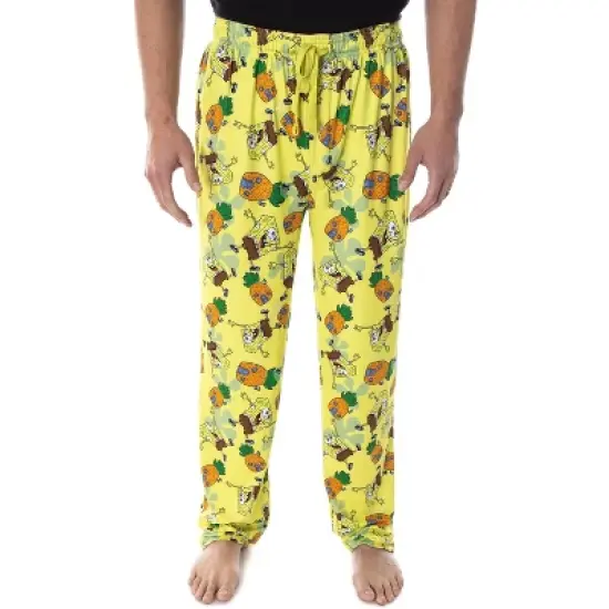 SpongeBob SquarePants Men's Pineapple House Adult Lounge Pajama Pants image {5}