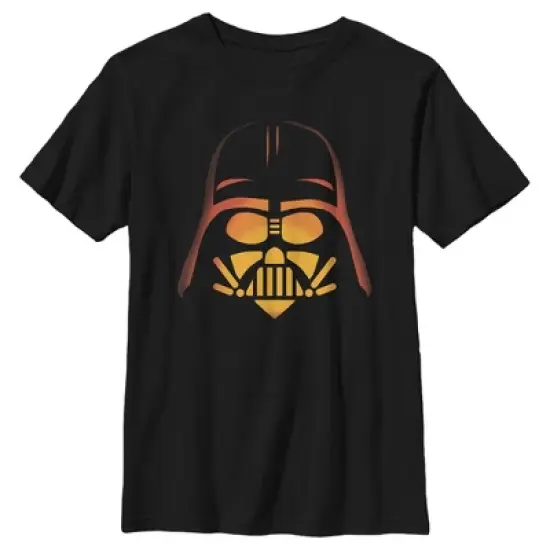 Boy's Star Wars Halloween Darth Vader Pumpkin T-Shirt image {4}