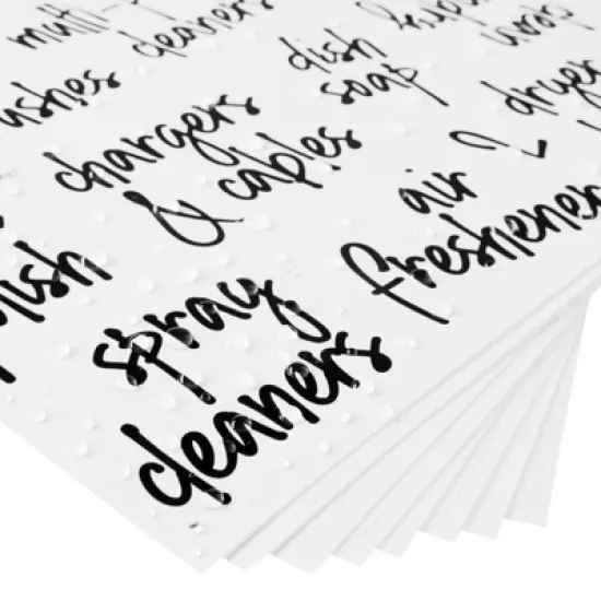 Talented Kitchen 141 Laundry Room Labels for Jars - Preprinted Black Script Stickers for Closet, Bathroom Organization (Water Resistant) image {5}