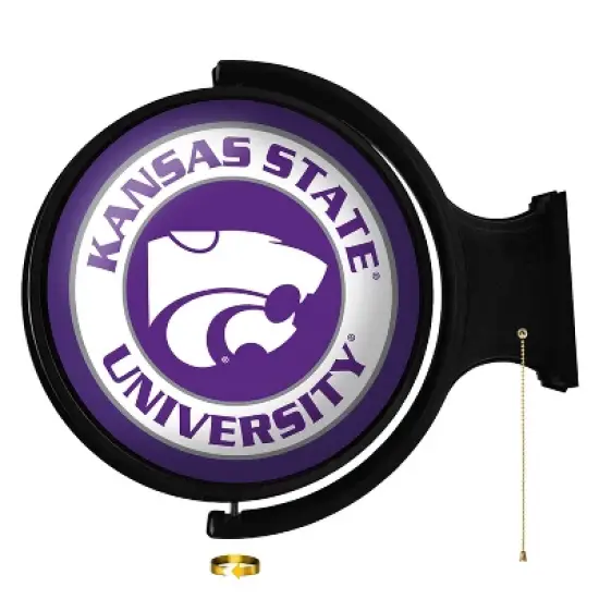 University Original Round Rotating Lighted Wall Sign image {38}