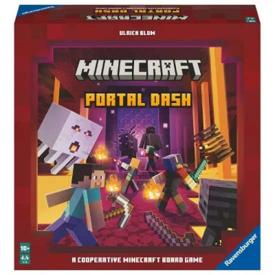 Ravensburger Minecraft Portal Dash Board Game: Creative & Strategy Play, 1-4 Players, Includes Dice & Tokens image {3}