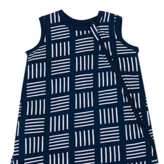 Honest Baby Organic Cotton Jersey Fill Wearable Blanket All Seasons - Sketchy Square image {1}