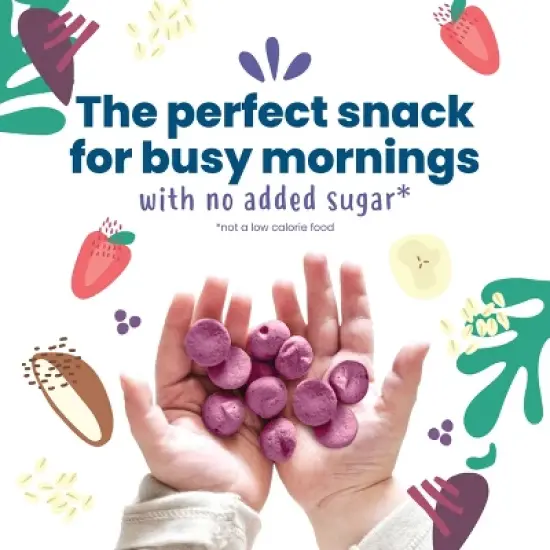 Amara Organic Breakfast Oat Melts Blueberry Baby Snack - 7g image {2}