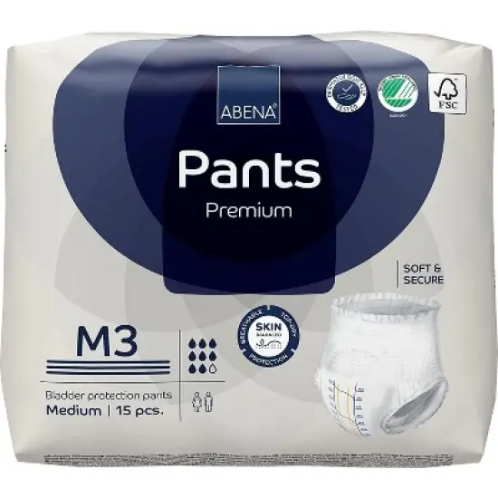 Abena Pants, Premium Protective Underwear, Level 3 Maximum Absorbency (Medium To Extra Large) image {3}