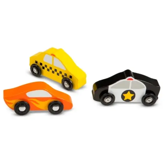 Melissa & Doug Wooden Car Set image {2}