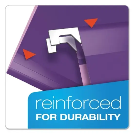 Pendaflex Reinforced Hanging Folders 1/5 Tab Letter Assorted 25/Box 415215ASST2 image {1}