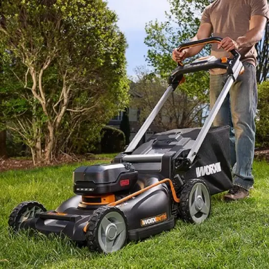 Worx Nitro WG760 40V 21" Cordless Self-Propelled Lawn Mower with Brushless Motor (Batteries & Charger Included) image {4}