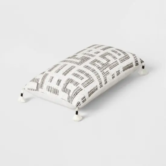 Oversized Modern Geometric Patterned Lumbar Throw Pillow - Threshold&trade; image {2}