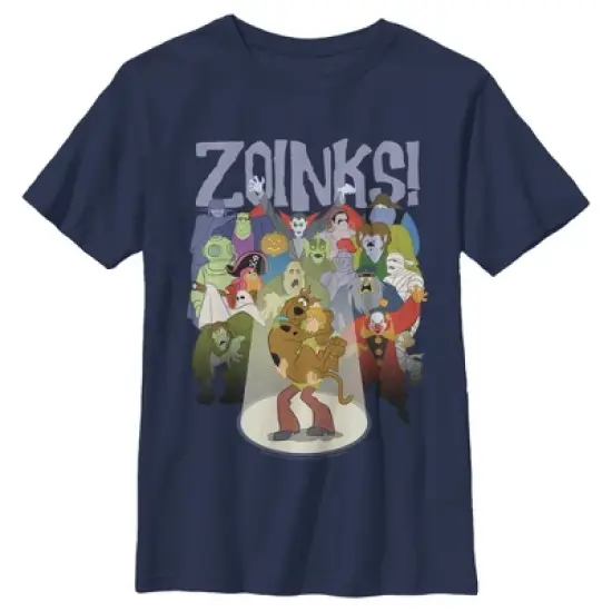 Boy's Scooby Doo Zoinks Monster Audience T-Shirt image {2}