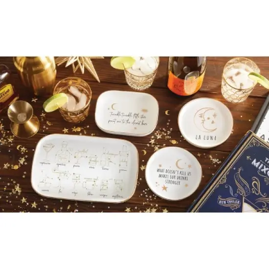 Stardust Wine Coaster 'What Doesn't Kill Us' - Rosanna image {1}