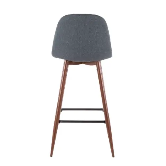 Set of 2 Pebble Mid-Century Modern Barstools - LumiSource image {4}