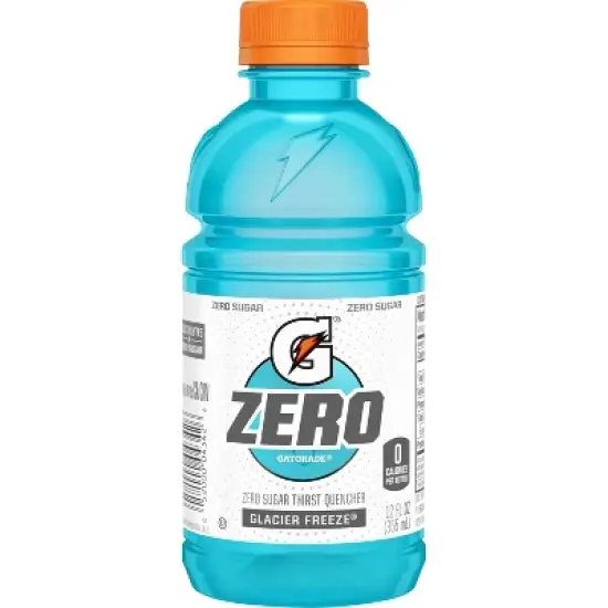 Gatorade G Zero Glacier Freeze Sports Drink - 12pk/12 fl oz Bottles image {2}