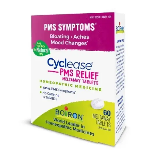Cyclease PMS by Boiron Homeopathic Medicine For PMS Relief  -  60 Tablet image {4}