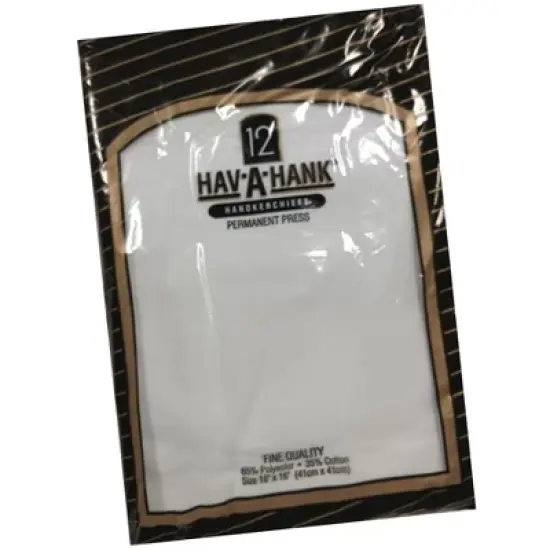 Men's Formal White Extra Soft Finish Handkerchief image {1}