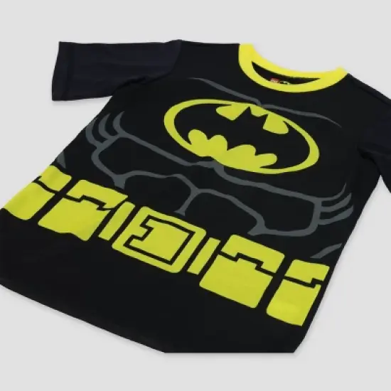 Boys' The LEGO Batman Movie Costume 2pc Pajama Set - Black image {2}