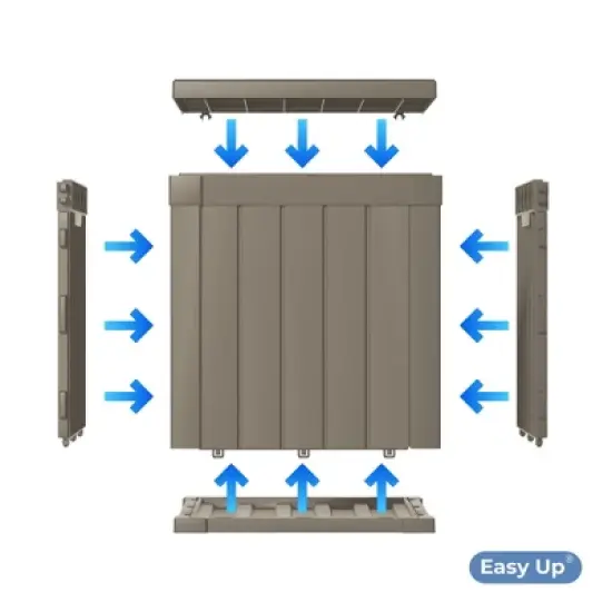 50 Gallon Resin Deck Box, Lockable Waterproof Ourdoor Storage Container for Pool Accessories, Patio and Garden image {6}