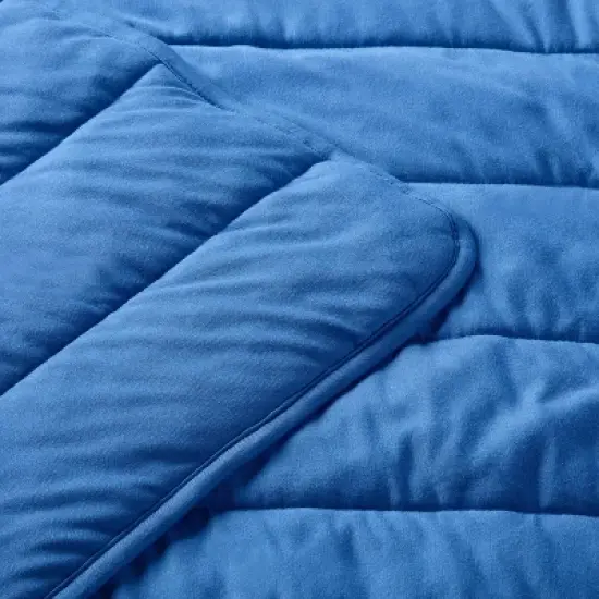 Rayon from Bamboo Quilted Baby Blanket - Blue - Cloud Island&trade; image {2}