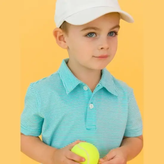 RuggedButts Toddler Boys Knit Short Sleeve Performance Polo image {3}