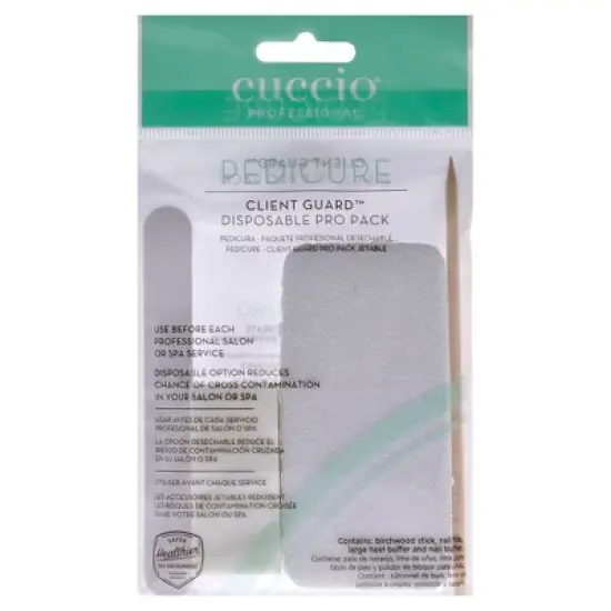 Cuccio Pedicure Client Guard Disposable Pro Pack - Foot Spa Pedicure Kit - 4 pc image {2}