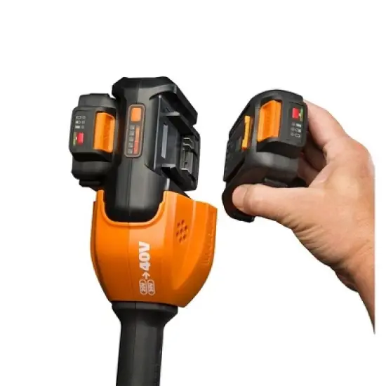 Worx WG184 40V Power Share 13" Cordless String Trimmer & Wheeled Edger image {5}