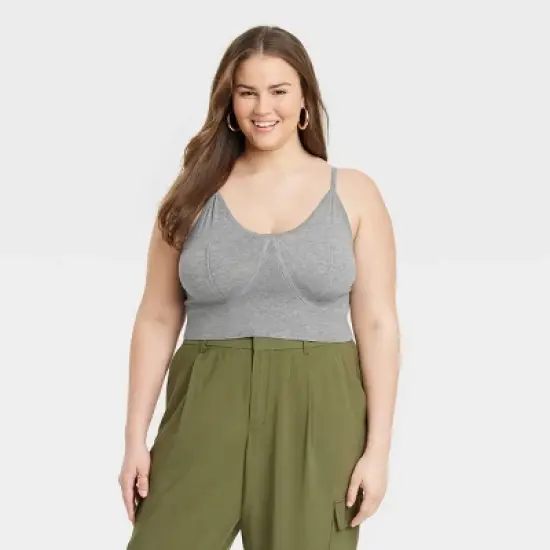 Women's V-Neck Bralette Sweater - A New Day&trade; image {7}