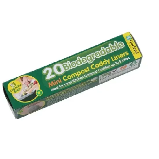 Mini Compost Caddy with Replacement Filters & Biodegradable Bags &ndash; Odor-Controlled Kitchen Compost Bin image {6}