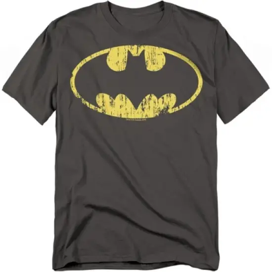 Men's Batman - Logo T-Shirt Classic Logo Distressed image {6}