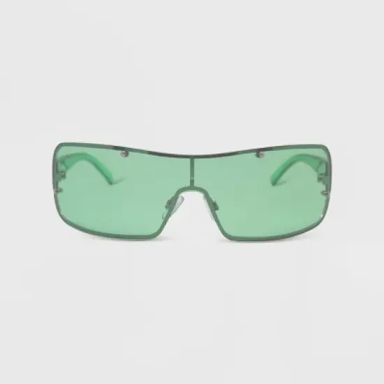 Women's Rimless Wrap Shield Sunglasses - Wild Fable&trade; image {4}
