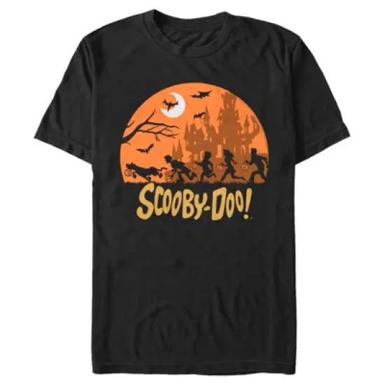 Men's Scooby Doo Moon Silhouette Chase T-Shirt image {4}