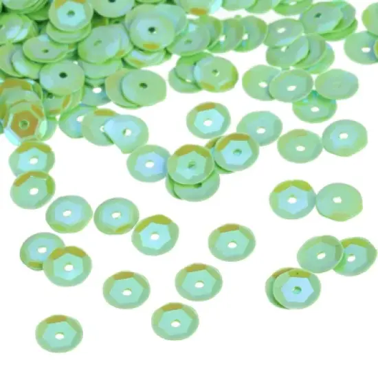 Unique Bargains Loose Shine Smooth Crafts Sewing Cup Iridescent Sequins 2400 Pcs image {3}