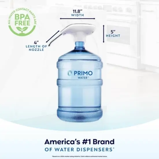 Primo Water Portable Water Dispenser with Touch Controls White image {3}