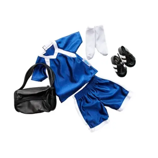 Healthy Roots Navy Blue Soccer Uniform Outfit for Dolls image {1}