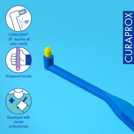 Curaprox CS 1006, Single-Tuft Toothbrush for Precision Gumline Care image {2}