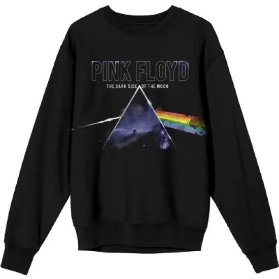 Pink Floyd Dark SIde Of The Moon Trap Graphics Men's Black Long Sleeve Sweatshirt image {5}