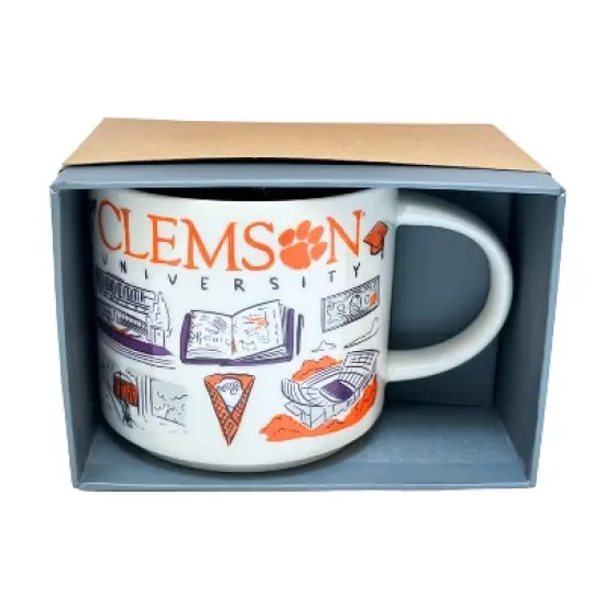 Starbucks Been There Series Campus Collection Clemson University Ceramic Coffee Mug, 14 Oz (2-Pack) image {4}