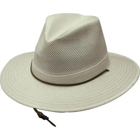 Henschel Men's Polycotton Packable Mesh Breezer Safari Hat image {5}