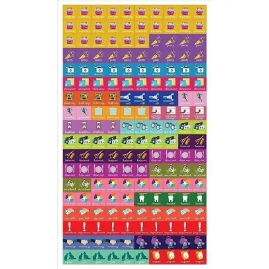 The Gifted Stationery 2024 Square Wall Calendar, Outer Space, 16-Month Natural World Theme with 180 Reminder Stickers (12x12 In) image {4}