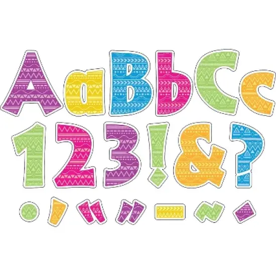 Barker Creek Letter Pop-Outs Kai Ola 4" 255 Characters/Set BC1729 image {2}