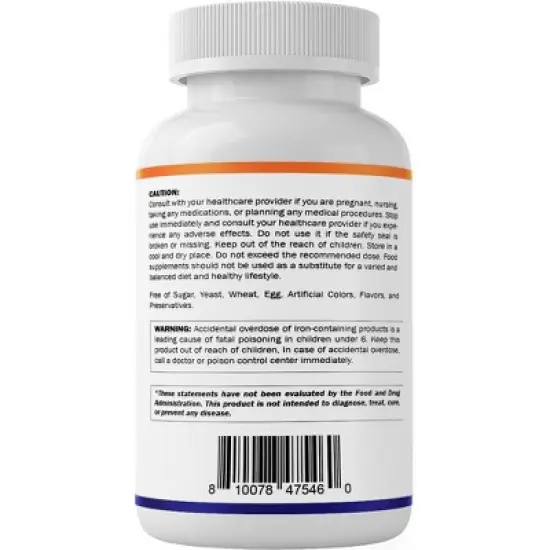 Ferrous Gluconate 324 mg + Vitamin C 100 mg (65 mg Elemental Iron) &ndash; 250 Coated Tablets image {8}