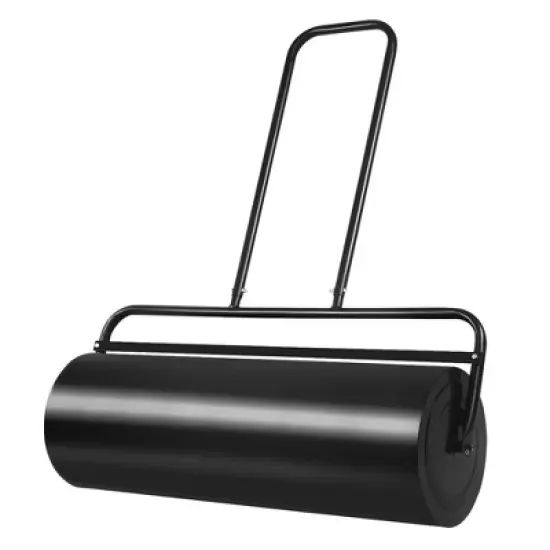 Costway 13-Gallon Lawn Roller Heavy-Duty Steel Push/Pull Sod Roller 24'' x13'' Black image {5}