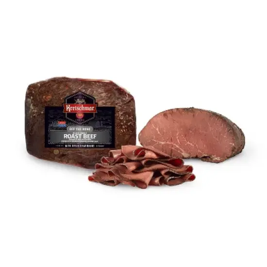 Kretschmar Off the Bone Black Angus Roast Beef - Deli Fresh Sliced - price per lb image {2}