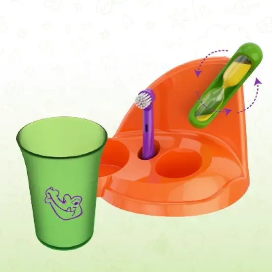 Brusheez Snappy the Croc Children's Electronic Kids Toothbrush Set image {4}