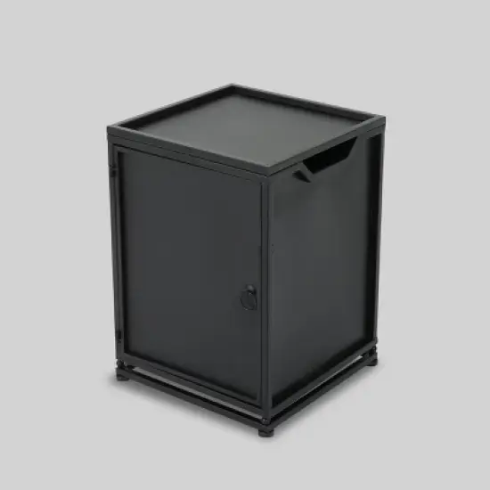 Cape Coral 4pc Metal Conversation and Gas Fire Table Set - Khaki/Brown/Black - Christopher Knight Home image {5}